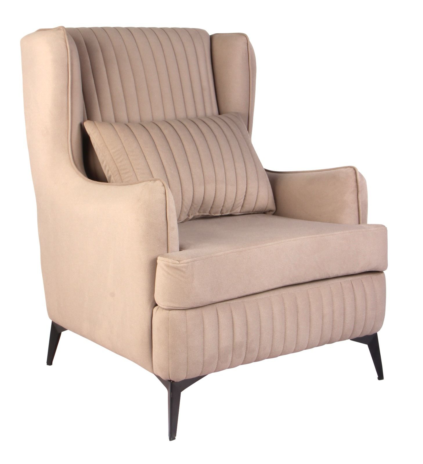 Primrose Aspire Wing Chair - Beige